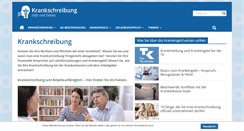 Desktop Screenshot of krankschreibung.net